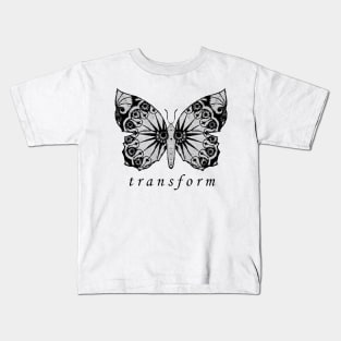 butterfly "transform" Kids T-Shirt